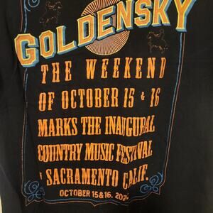 Golden Sky Concert T Inaugural Year 2022 No size please see measurement's